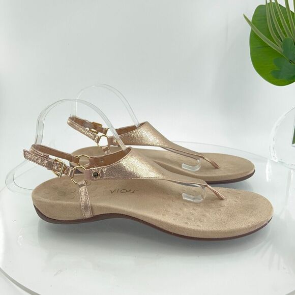 Vionic Gold Women's Sandals - Picture 6 of 14